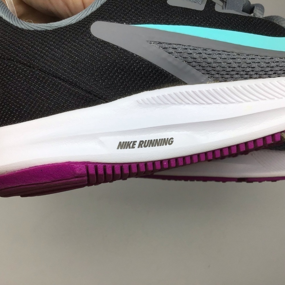 Nike Downshifter 9 Gray Running Sneaker - Picture 8 of 11